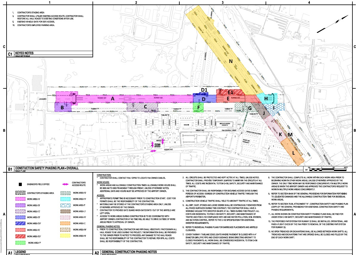Essex County Airport - NAVAID Phasing Plan Diagram